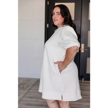 Load image into Gallery viewer, Across Town Puff Sleeve Quilted Dress - Dresses