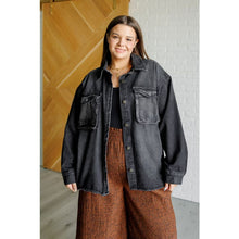 Load image into Gallery viewer, By The Fireside Shacket - Denim