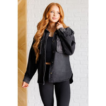 Load image into Gallery viewer, By The Fireside Shacket - Denim