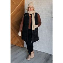 Load image into Gallery viewer, Cold and Calculated Longline Puffer Vest - Layers