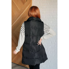 Load image into Gallery viewer, Cold and Calculated Longline Puffer Vest - Layers
