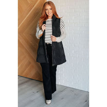 Load image into Gallery viewer, Cold and Calculated Longline Puffer Vest - Layers
