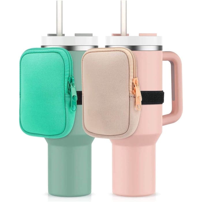 Neoprene Cup Holder for 18-32 oz Tumbler Cups - WITH HANDLE! Various  Prints, Patterns, and Colors! — MaeBug's Loaded Teas & Boutique