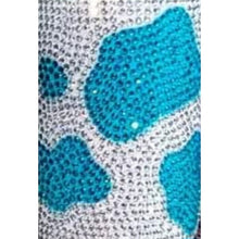 Load image into Gallery viewer, 40 oz Tumbler - Rhinestone Cow Print Blue