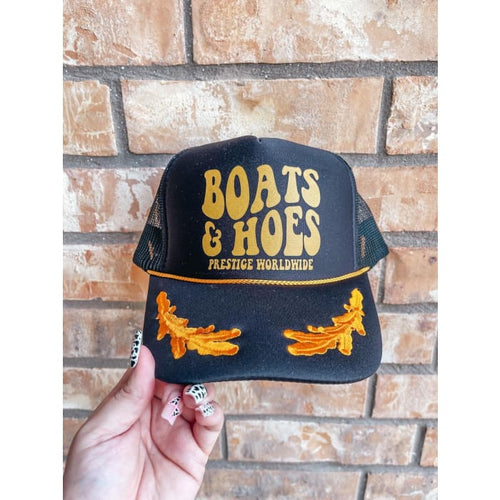 Boats & Hoes Trucker Hat - PRE ORDER - Hats & Hair Accessories