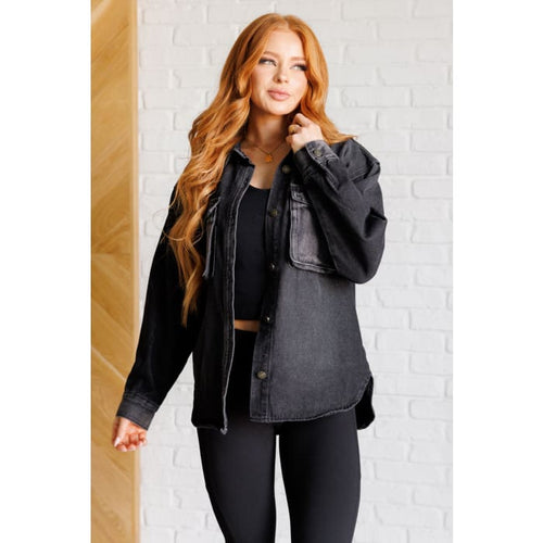 By The Fireside Shacket - Denim