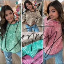 Load image into Gallery viewer, Cortney Mineral Wash Sweater - Tops