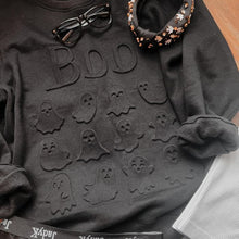 Load image into Gallery viewer, Embossed Boo Sweatshirt - PRE ORDER - Tops