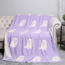 Load image into Gallery viewer, Luxe Sweet Ghost Blanket - PRE ORDER - Lavender - Accessories &amp; GIfts