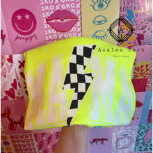 Load image into Gallery viewer, MAMA w/ Puff Lightning Bolt - PRE ORDER 3X / Neon Green Tops