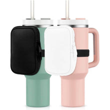 Load image into Gallery viewer, PRE - ORDER Neoprene Tumbler Fanny Pack - White - Bags &amp; Purses