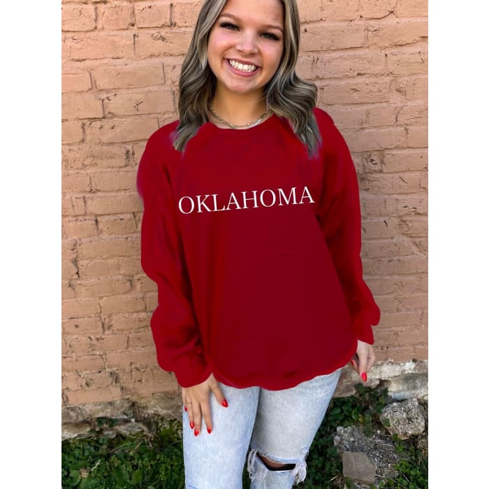 Oklahoma - Embroidered - PRE ORDER - Women’s top