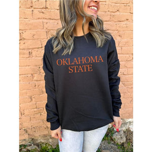 Oklahoma State - Embroidered - PRE ORDER - Women’s top
