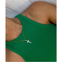 Load image into Gallery viewer, Sparkle Cross Necklace - Jewelry
