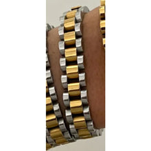 Load image into Gallery viewer, Thin Watch Band Bracelets - Two Toned - Accessories &amp; GIfts