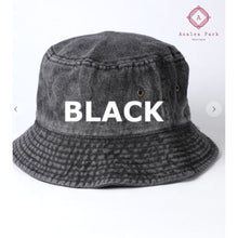 Load image into Gallery viewer, Vintage Canvas Denim Bucket Hat - Hats &amp; Hair Accessories