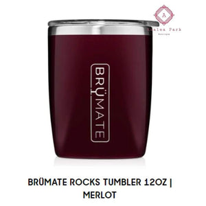 Brumate Rocks Tumbler - Pre-Order Merlot - Brumate Rocks Tumbler