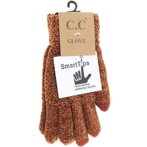 Chenille Glove - Clay - Gloves