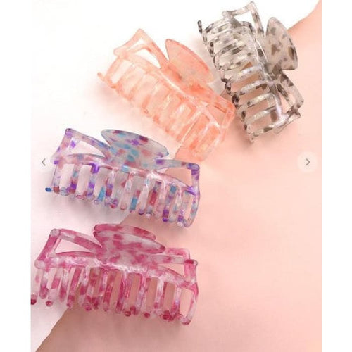 Cellulose Marbleized Hair Claw - Hats & Hair Accessories