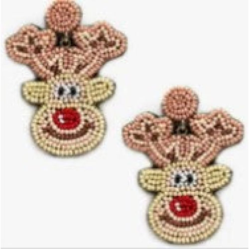 Christmas Reindeer Earrings - Jewelry