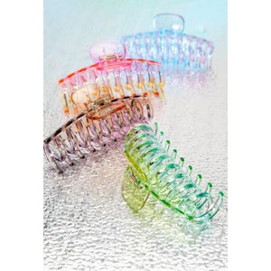 Clear Ombre Hair Claw Clip - Hats & Hair Accessories
