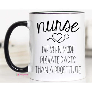 Coffee Mugs - Nurse I’ve seen more private parts / 11oz - Coasters & Mugs
