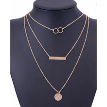 Load image into Gallery viewer, Coin Bar Necklace - Gold - Jewelry