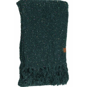 Confetti Boucle Scarf with Fringe - Hats & Hair Accessories