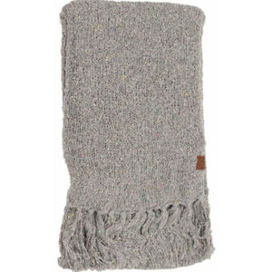 Confetti Boucle Scarf with Fringe - Hats & Hair Accessories