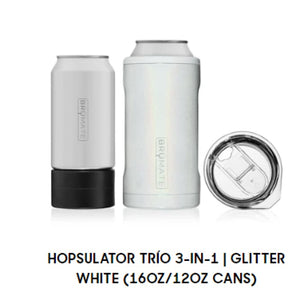 Hopsulator Trio 3-in-1 - PRE-ORDER Glitter White - Hopsulator Trio 3-in-1