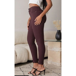 Hyperstretch Forever Color Skinny - S / Dark Berry - Bottoms