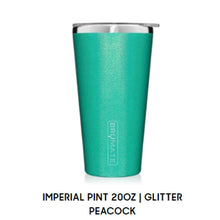 Load image into Gallery viewer, Imperial Pint - Glitter Peacock - Imperial Pint