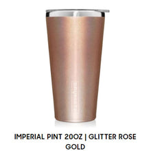 Load image into Gallery viewer, Imperial Pint - Glitter Rose Gold - Imperial Pint