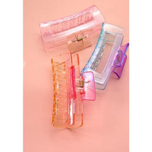 Load image into Gallery viewer, Jumbo Clear Ombre Hair Clip - Hats &amp; Hair Accessories