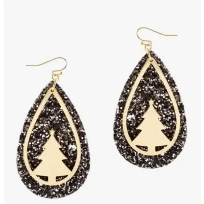 Merry Little Christmas - Grey Glitter - Jewelry