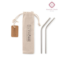 Load image into Gallery viewer, Stainless Steel Reusable Pint Straw - Stainless - Stainless Steel Reusable Pint Straw