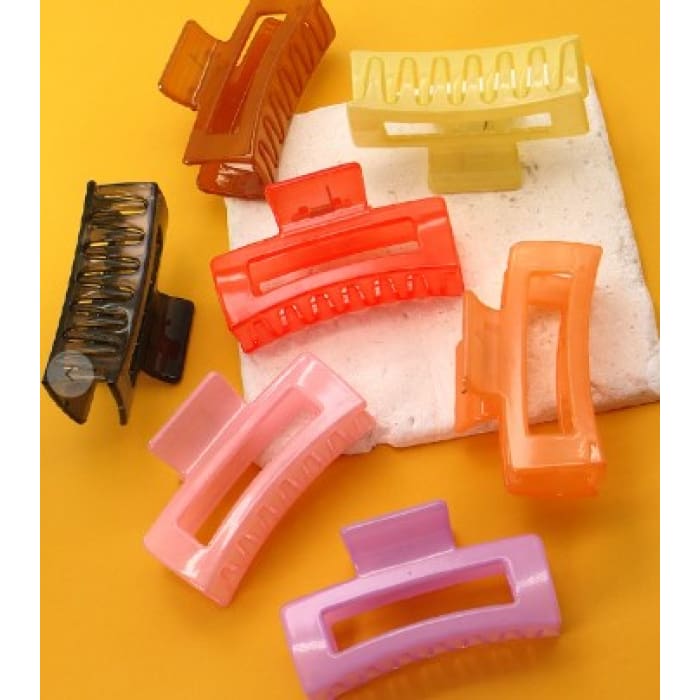 Translucent Hair Claw Clip - Hats & Hair Accessories
