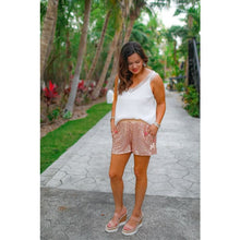 Load image into Gallery viewer, VIP Sequin Drawstring Shorts - Rose Gold / Small - Bottoms